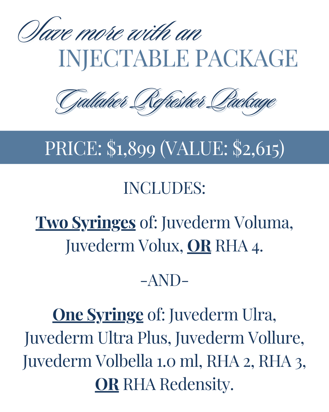 Save more with Injectable Packages (3)
